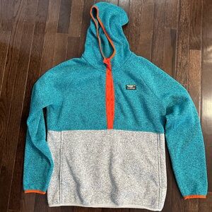 L.L. Bean 1/2 Button Fleece Hoodie